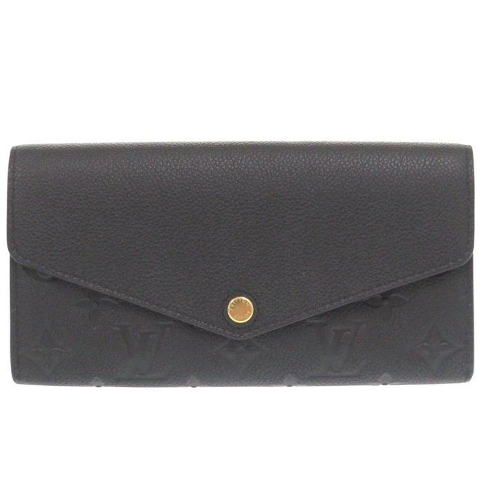 LOUIS VUITTON Long Wallet Purse M61182 Monogram Ann Platt black Monogr