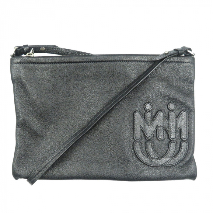 MIUMIU Shoulder Bag 5BH200 leather black