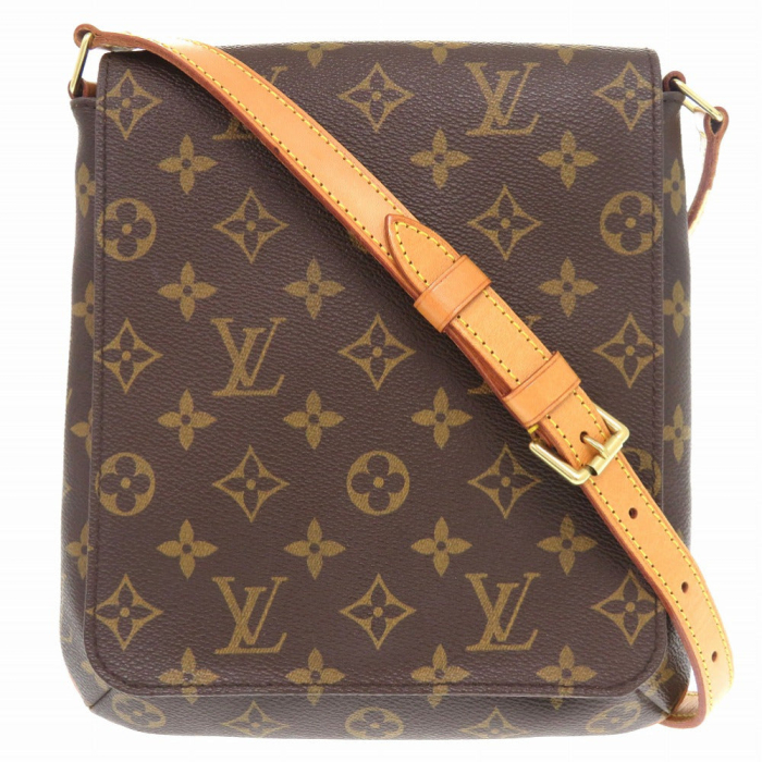 LOUIS VUITTON Shoulder Bag M51258 Monogram canvas Brown Monogram Muset