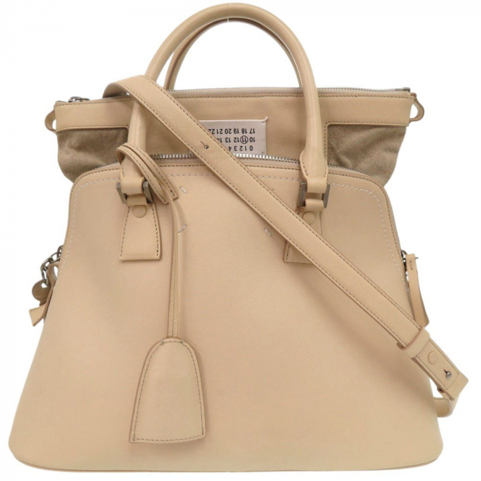 Maison Margiela Shoulder Bag S56WD0038 Grainy leather beige 5AC