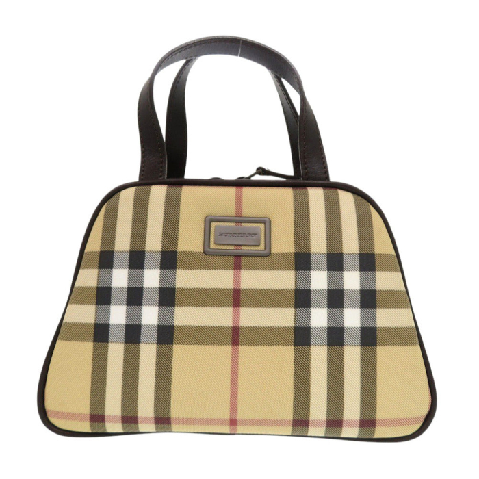 BURBERRY Handbag PVC coated canvas
