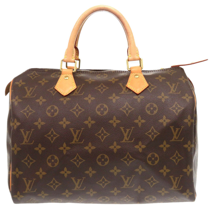 LOUIS VUITTON Handbag M41108 Monogram canvas Brown Monogram New Speedy