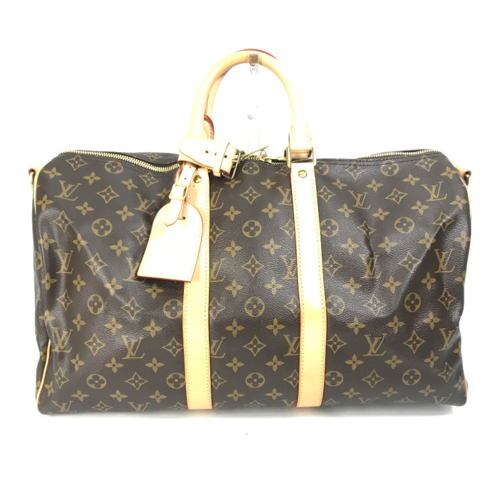 LOUIS VUITTON Boston Duffel bag ‚Äöl41418 Monogram canvas Brown Travel B