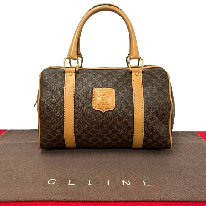 CELINE Handbag leather Brown