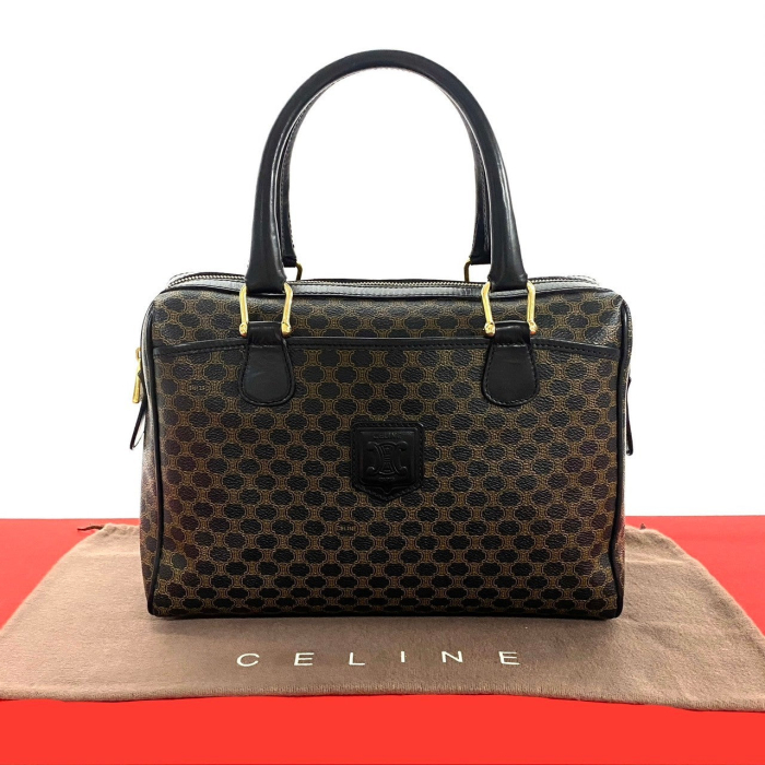 CELINE Handbag leather black