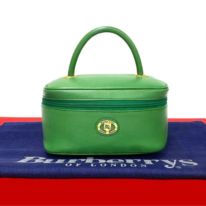 BURBERRY Handbag leather green