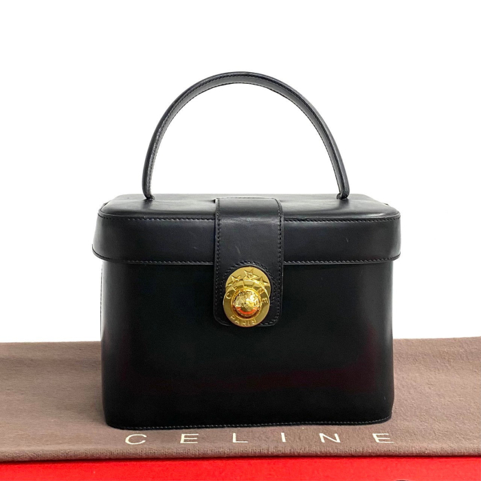 CELINE Handbag leather black