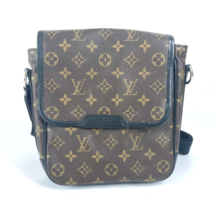LOUIS VUITTON Shoulder Bag M56717 Monogram macacer canvas Brown Monogr