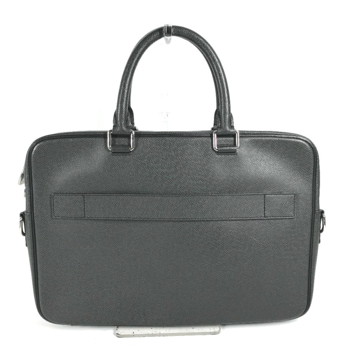 LOUIS VUITTON Business bag M30643 Taiga Leather black Taiga PortoDocum