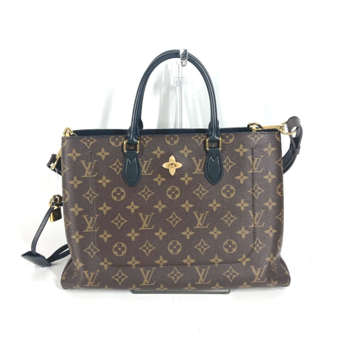 LOUIS VUITTON Handbag M43550 Monogram canvas Brown Monogram Flower tot