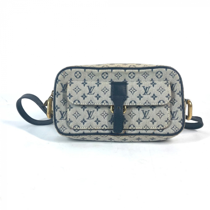 LOUIS VUITTON Shoulder Bag N41127 Damier Jean Canvas Navy Damier Jean 