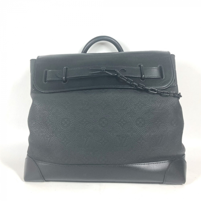LOUIS VUITTON Shoulder Bag M55701 Taurillon Clemence Leather black Mon