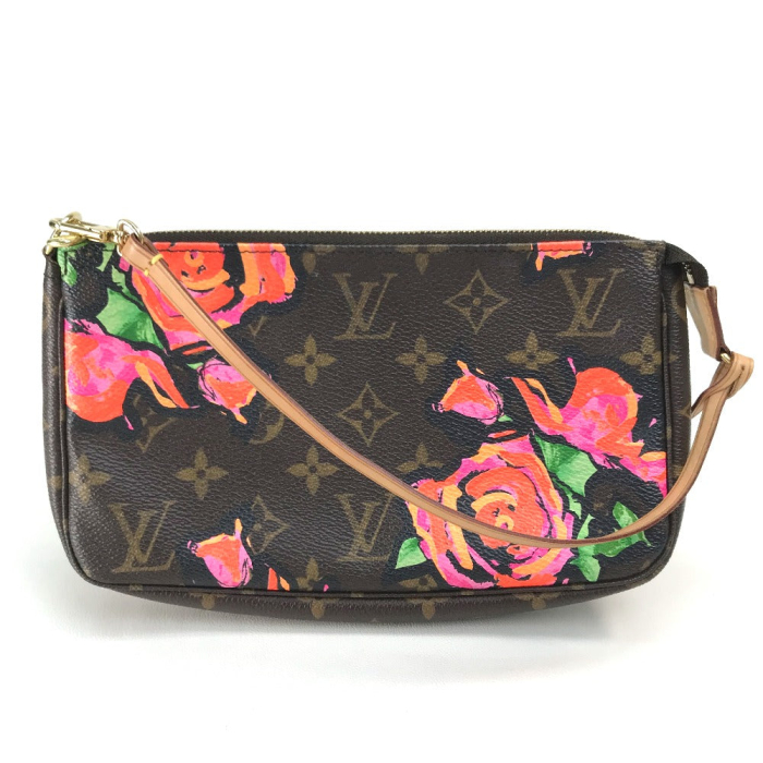 LOUIS VUITTON Pouch M48615 Monogram canvas Brown Monogram rose Pochett