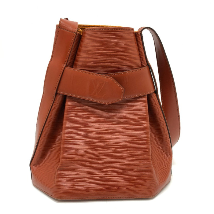 LOUIS VUITTON Shoulder Bag M80193 Epi Leather Brown Epi Sac DePaul GM 
