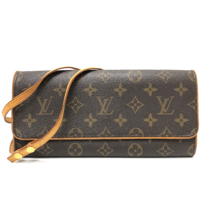 LOUIS VUITTON Shoulder Bag M51852 Monogram canvas Brown Monogram Poche