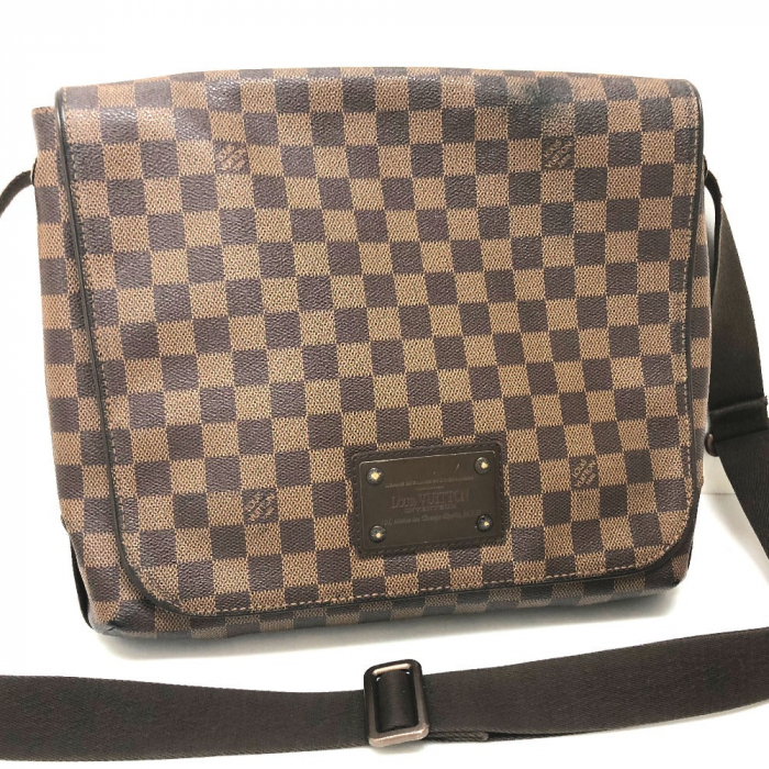 LOUIS VUITTON Shoulder Bag N51211 Damier canvas Ebene Damier Brooklyn 