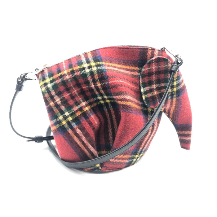 LOEWE Shoulder Bag 118.50.M93 Canvas / leather Red typex multicolor Ch