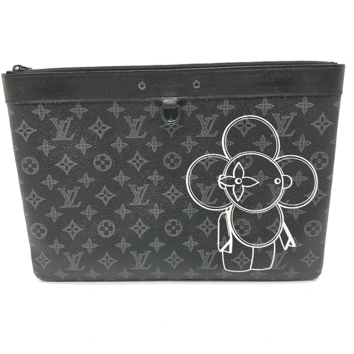 LOUIS VUITTON Clutch bag M52904 Monogram Eclipse Canvas black Bag Mono