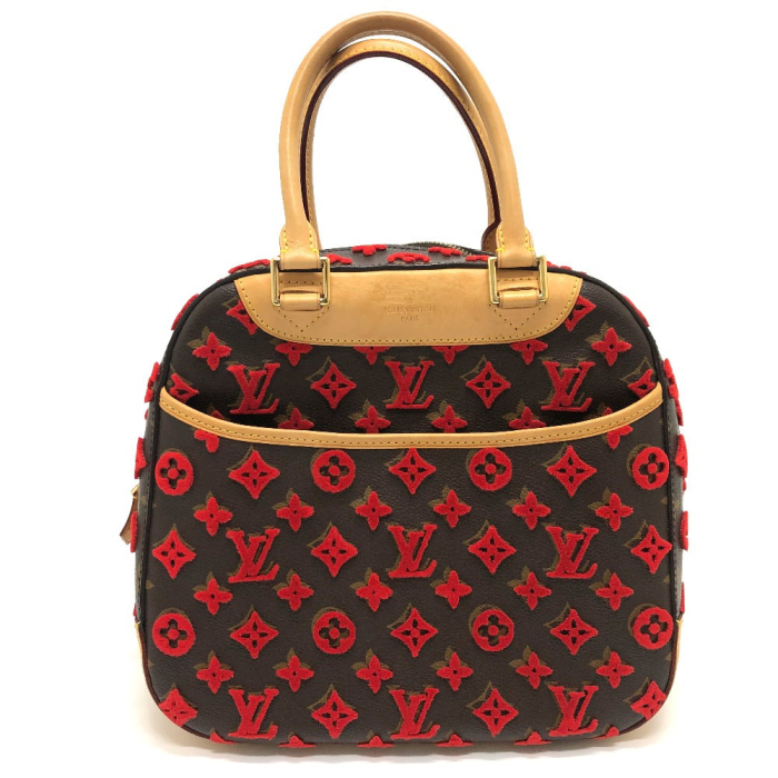 LOUIS VUITTON Handbag M40922 Monogram canvas Brown / Red Monogram 3D t