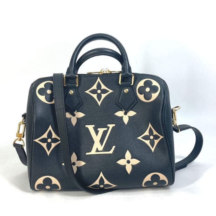 LOUIS VUITTON Boston Duffel bag M58947 Monogram Ann Platt Leather blac