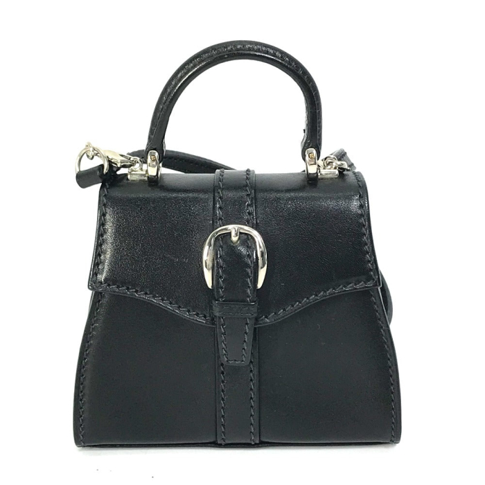 GUCCI Shoulder Bag 007.090.0234 leather black Mini bag Women Used Auth