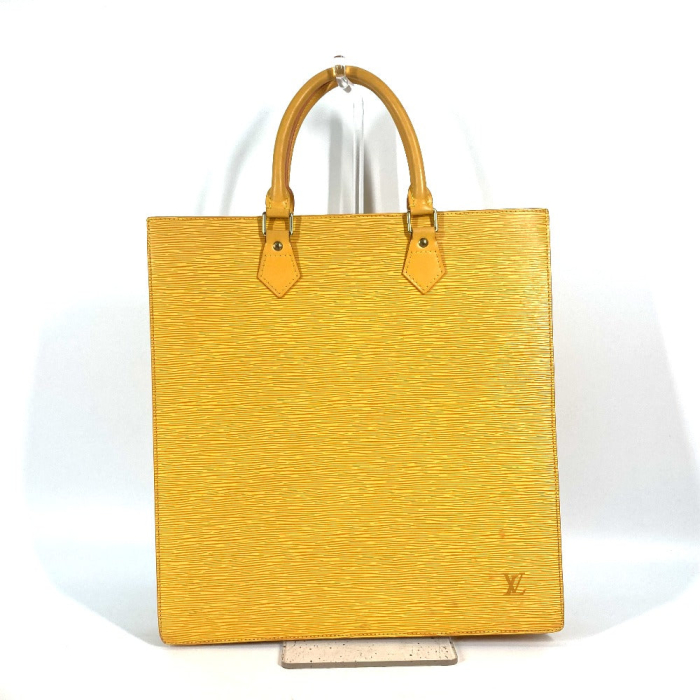 LOUIS VUITTON Handbag M52079 Epi Leather yellow Epi Sac Plat Women Use