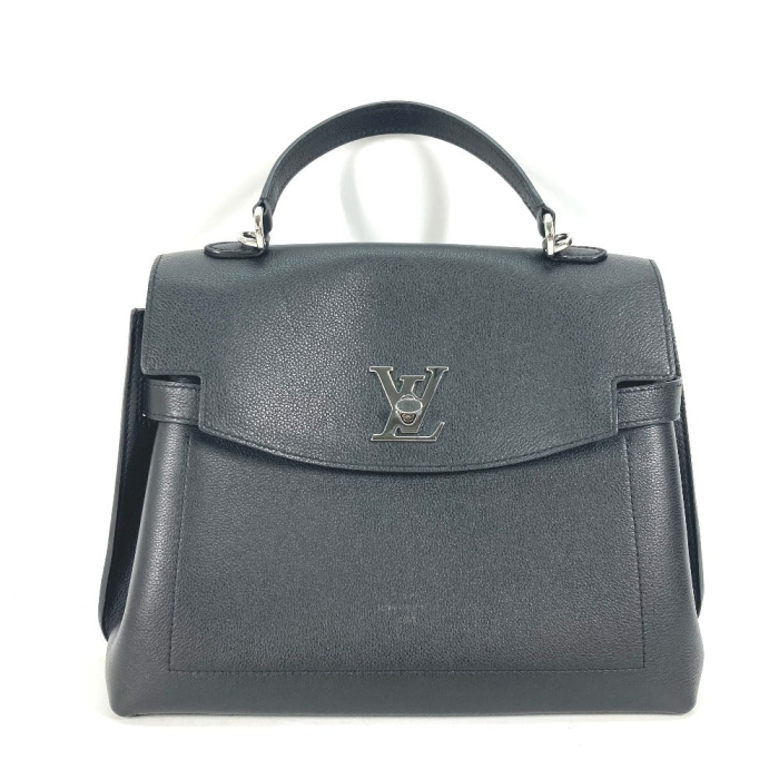 LOUIS VUITTON Handbag M51395 Grain Calfskin Leather black Bag Tote Bag