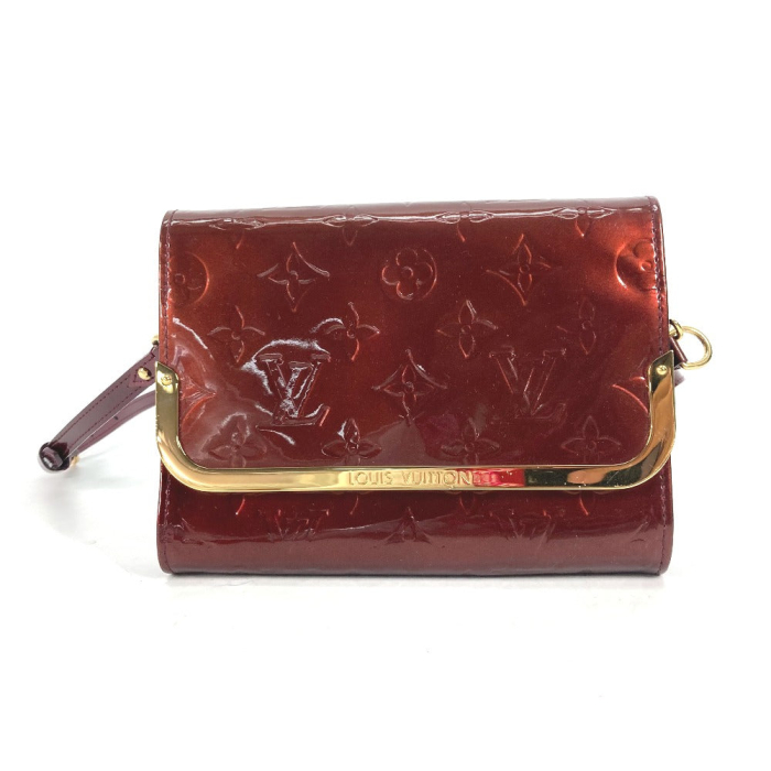LOUIS VUITTON Clutch bag M91547 Monogram Vernis purple Monogram Vernis