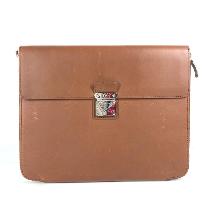 LOUIS VUITTON Clutch bag M56278 Nomad leather Brown Nomad Honore mens 