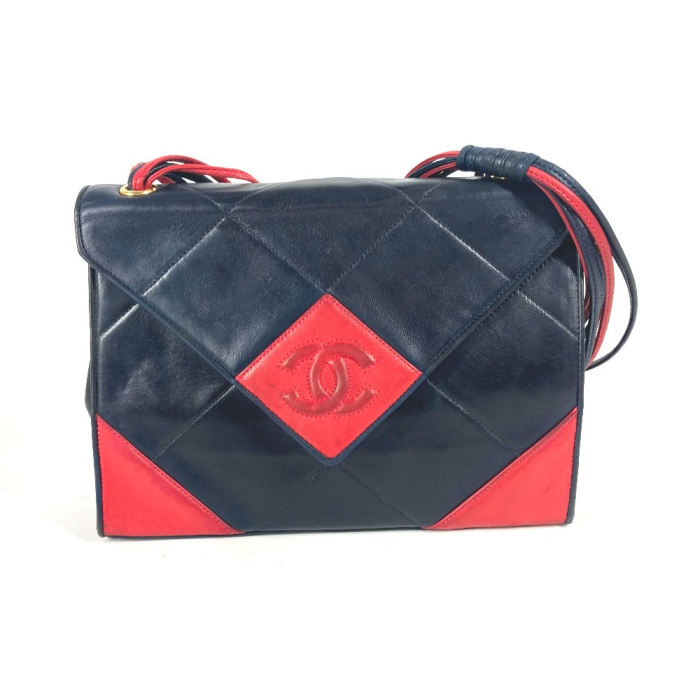 Dior Shoulder Bag leather black Savannah Women Used Authentic