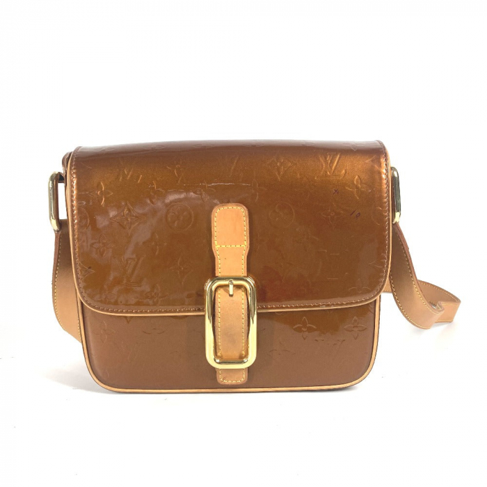 LOUIS VUITTON Shoulder Bag M91107 Monogram Vernis Canvas Brown Monogra