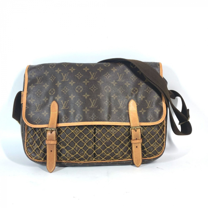 LOUIS VUITTON Shoulder Bag M40116 Monogram canvas Brown Monogram Congo