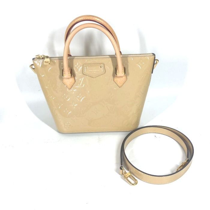LOUIS VUITTON Handbag M90167 Monogram Vernis beige Monogram Vernis Mon