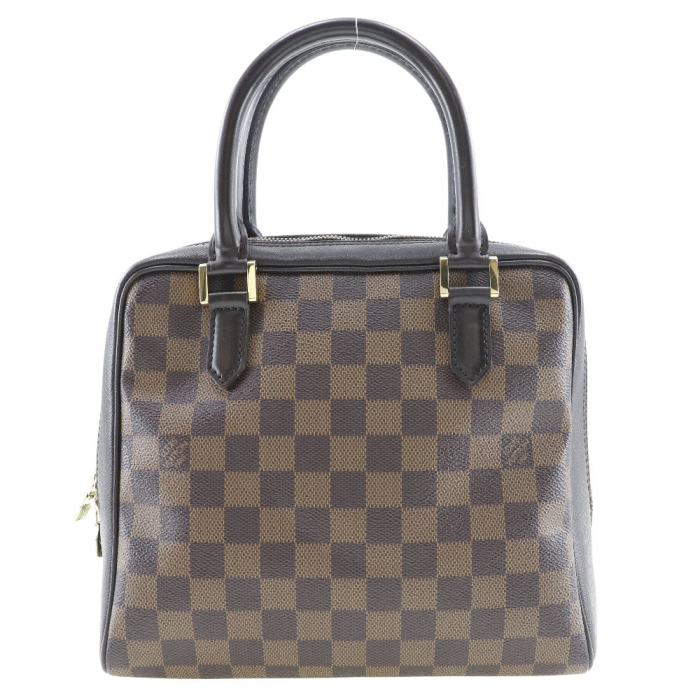 LOUIS VUITTON Handbag Damier canvas Brown Brera Women Used Authentic