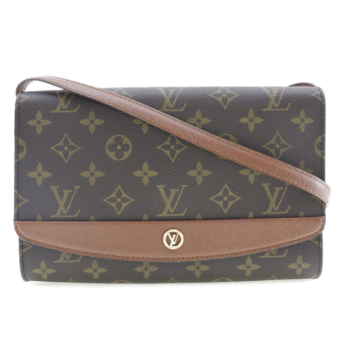 LOUIS VUITTON Shoulder Bag M51797 Monogram canvas Brown vintage 2-way 
