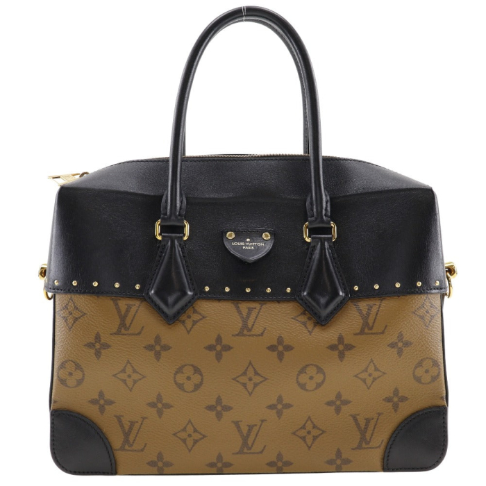 LOUIS VUITTON Handbag M43595 Monogram reverse Black / Brown Citymar Wo