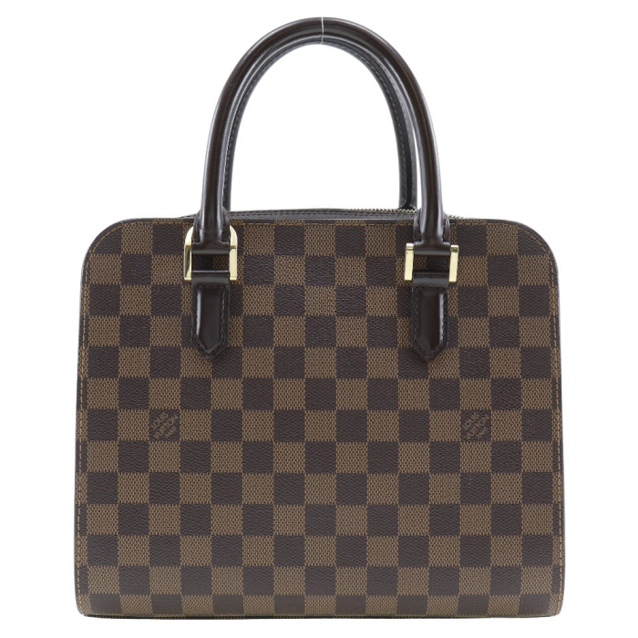 LOUIS VUITTON Handbag N51155 Damier canvas Brown Triana Women Used Aut