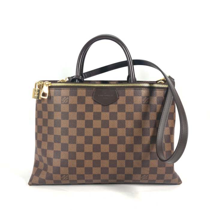 LOUIS VUITTON Handbag N41582 Damier canvas Brown Damier Brompton Women