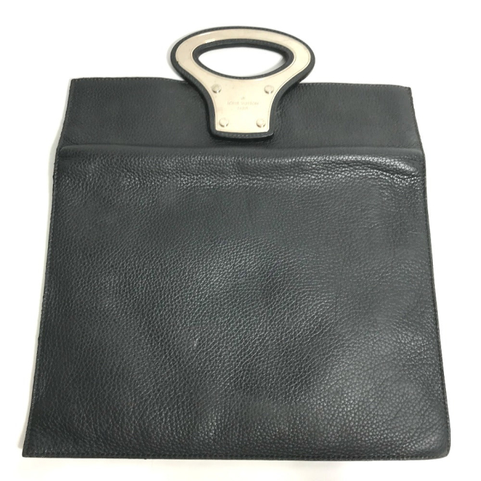 LOUIS VUITTON Clutch bag M48811 Taurillon Clemence Leather black Bag p