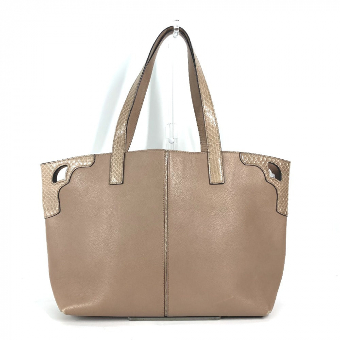 CARTIER Shoulder Bag leather Pink beige type Bag Marcello de Tote MM W