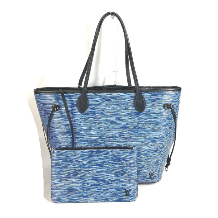 LOUIS VUITTON Shoulder Bag M51053 Epi Leather blue Epi Denim Neverfull