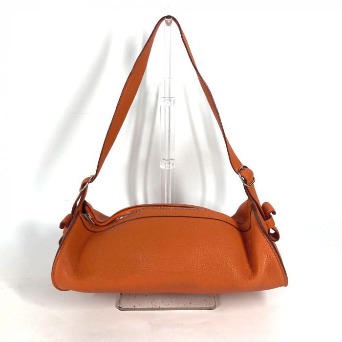 HERMES Shoulder Bag Togo Orange DOREMI Doremi