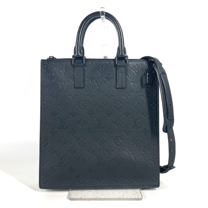 LOUIS VUITTON Shoulder Bag M55924 Taurillon Clemence Leather black Mon