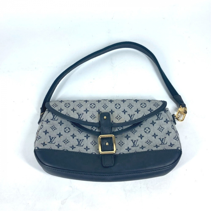 LOUIS VUITTON Shoulder Bag M92690 Monogram mini canvas Navy Monogram m