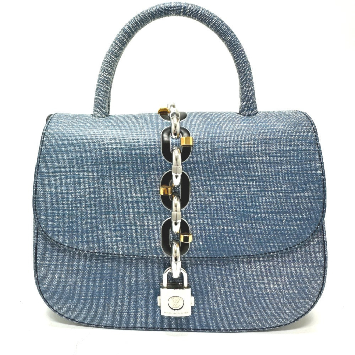LOUIS VUITTON Handbag M54606 Epi Leather blue Epi LockitPM Women Used 