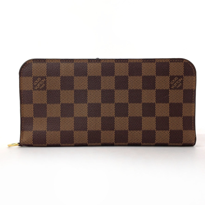 LOUIS VUITTON Long Wallet Purse N63071 Damier Brown Portefeuille Ansol