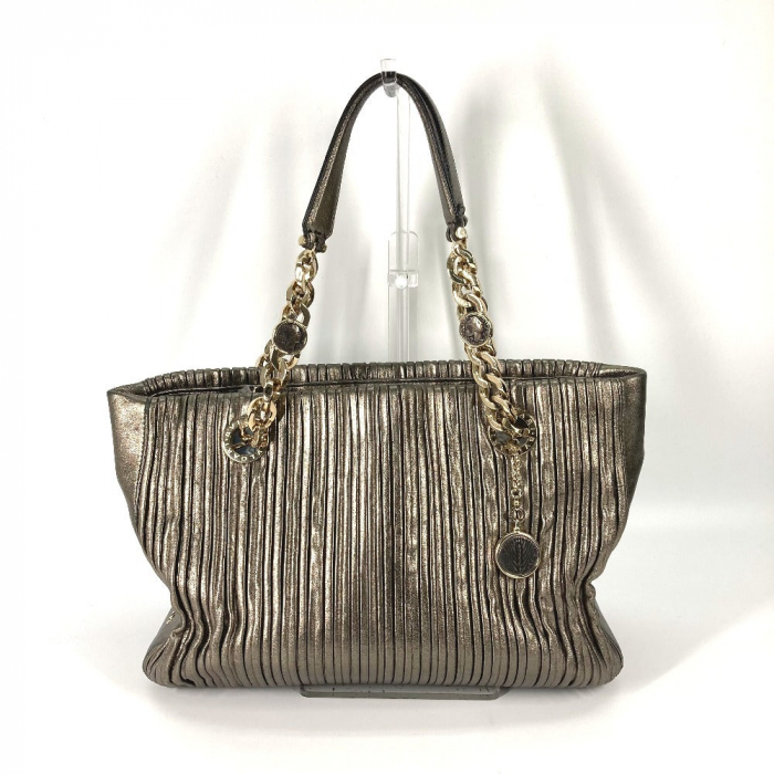BVLGARI Handbag leather Bronze type Bulgari Bulgari