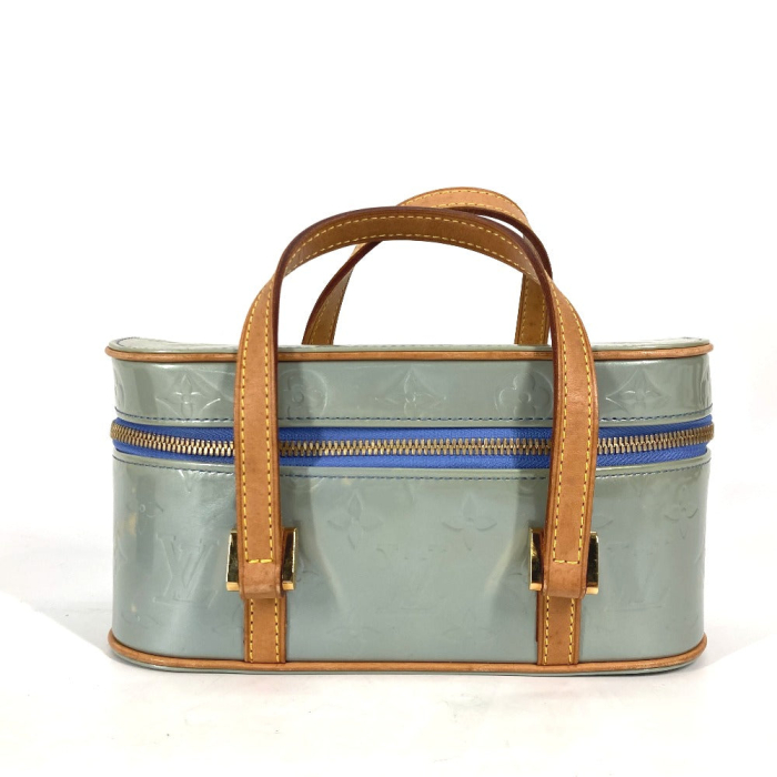 LOUIS VUITTON Handbag M91268 Monogram Vernis Canvas blue Monogram Vern