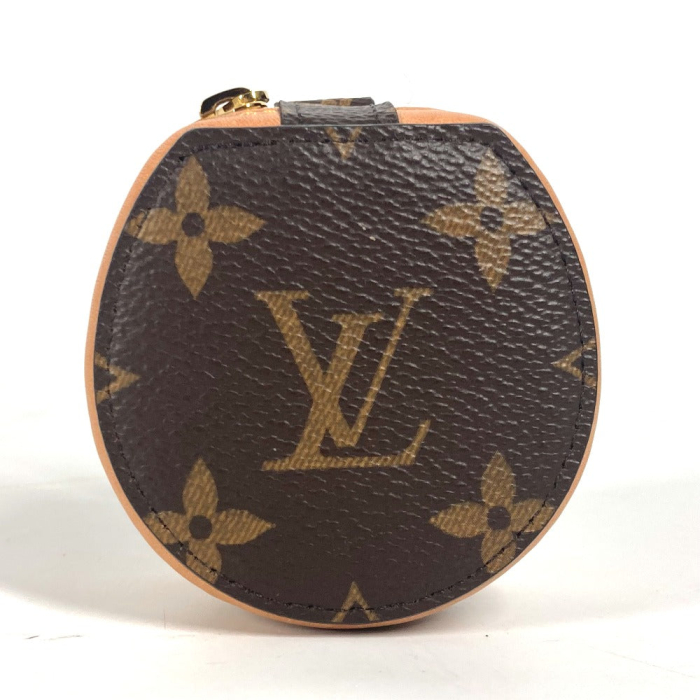 LOUIS VUITTON Pouch GI0495 Monogram canvas Brown Monogram Etui Earphon