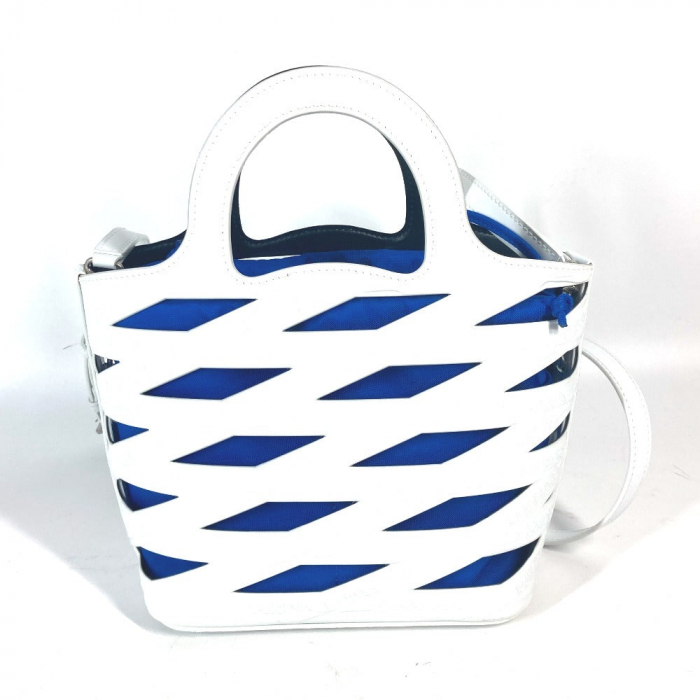 BALENCIAGA Handbag 630708 Patent leather white With porch All-over pat